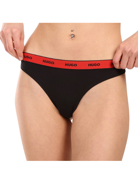 HUGO Dreierpack - Damen-Tanga HUGO mehrfarbig