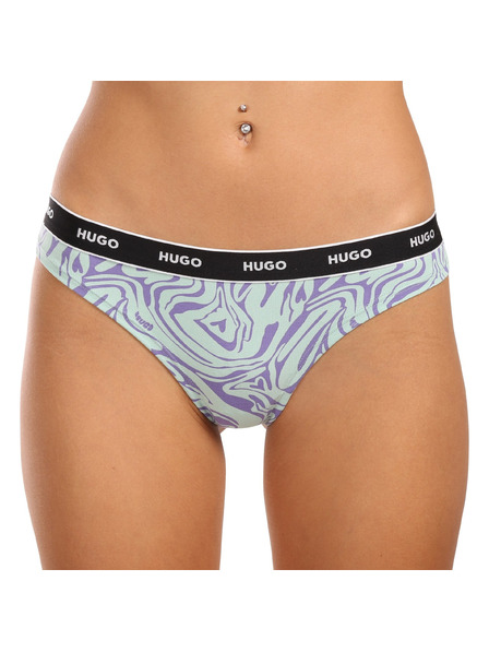 HUGO Dreierpack - Damen-Tanga HUGO mehrfarbig