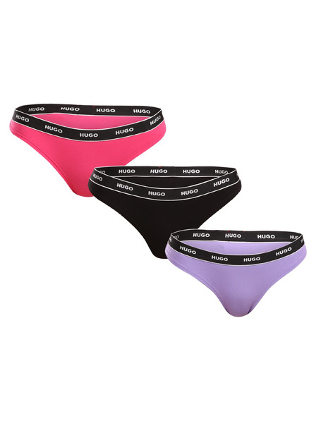 HUGO Dreierpack - Damen-Tanga HUGO mehrfarbig