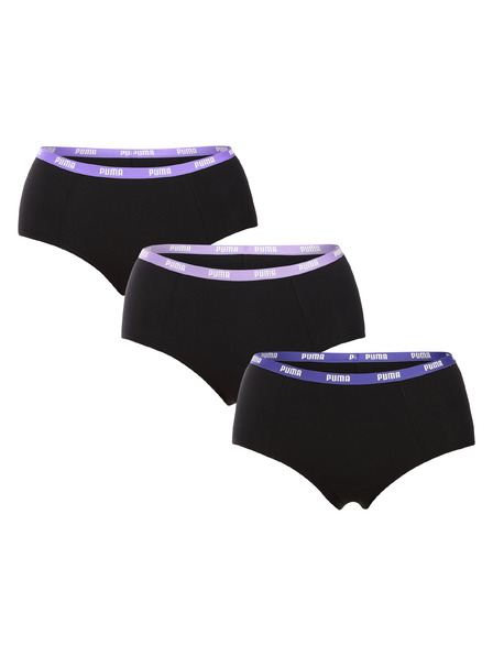 Puma 3er Set - Damen Slip Puma schwarz