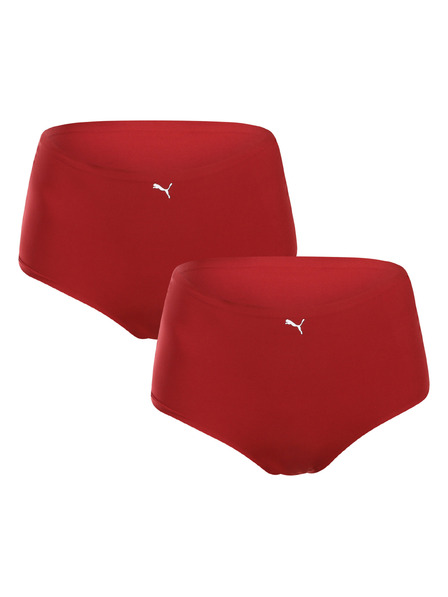Puma 2er Set - Damen Slip Puma rot