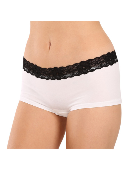 Styx Damen Slip Styx mit Beinausschnitt weiß