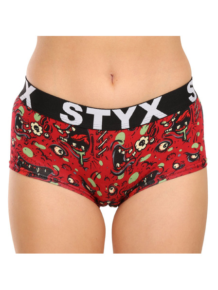Styx 6er Set - Damen Slip Styx art mit Beinausschnitt mehrfarbig