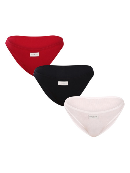 Tommy Hilfiger 3er Set - Damen Slip Tommy Hilfiger mehrfarbig