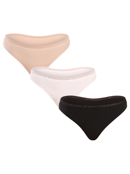 Tommy Hilfiger 3er Set - Damen Slip Tommy Hilfiger mehrfarbig