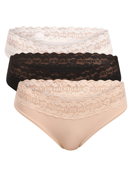 Tommy Hilfiger 3er Set - Damen Slip Tommy Hilfiger mehrfarbig