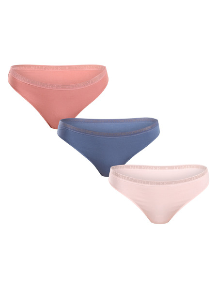 Tommy Hilfiger 3er Set - Damen String Tommy Hilfiger mehrfarbig
