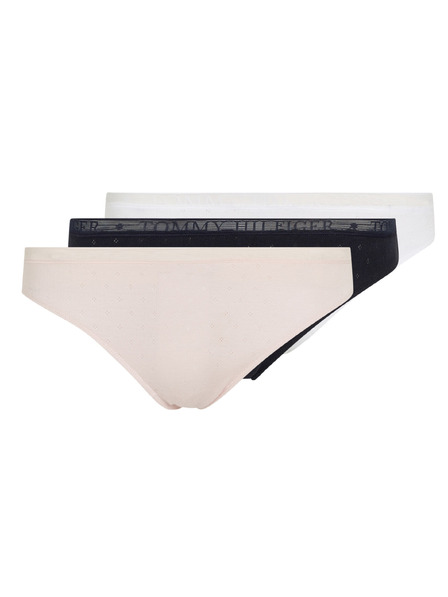 Tommy Hilfiger 3er Set - Damen String Tommy Hilfiger mehrfarbig