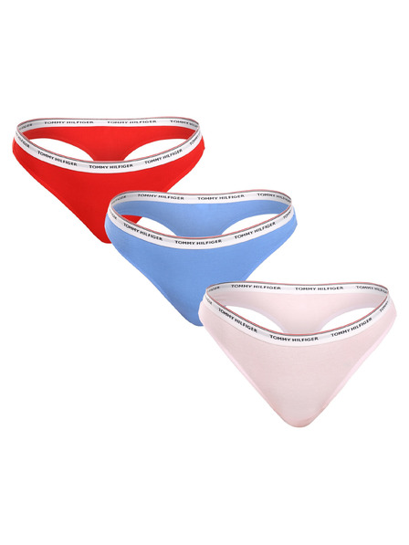 Tommy Hilfiger Set aus drei - Damen-Tanga Tommy Hilfiger Übergröße mehrfarbig