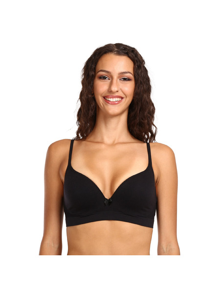 Gina Damen-BH Gina mit Bügel und Körbchen schwarz
