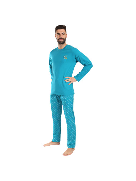 gino Herren-Pyjama Gino grün