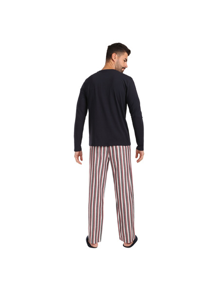 Tommy Hilfiger Herren-Pyjama Tommy Hilfiger mit Hausschuhen mehrfarbig in Geschenkverpackung