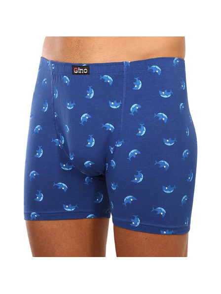 gino Herrenboxershorts Gino blau