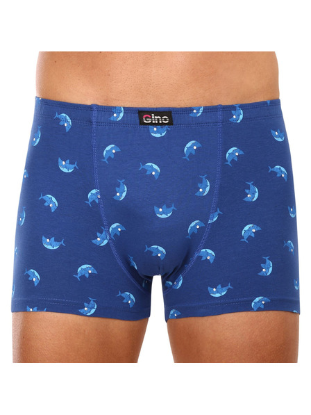 gino Herrenboxershorts Gino blau