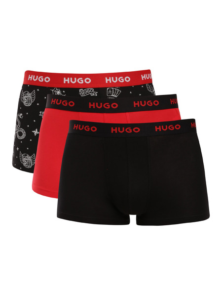 HUGO Dreierpackung - Herrenboxershorts HUGO mehrfarbig