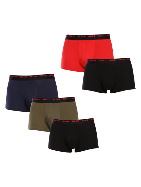 HUGO Fünferpackung - Herrenboxershorts HUGO mehrfarbig