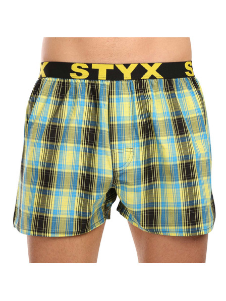 Styx 10er Set - Herren-Boxershorts Styx Sportgummiband