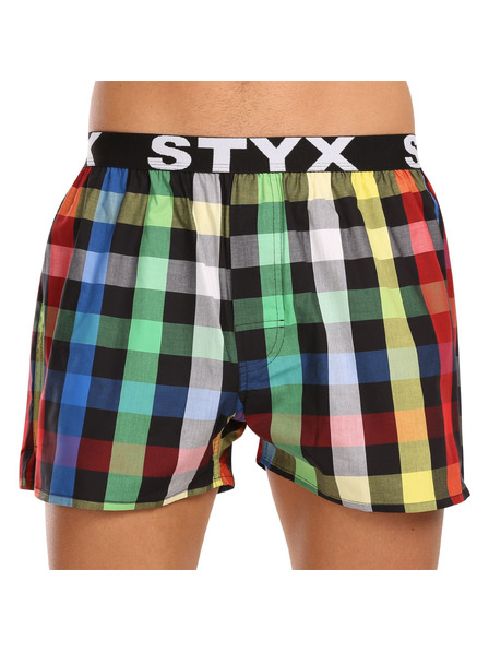 Styx 10er Set - Herren-Boxershorts Styx Sportgummiband