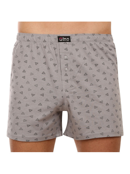 gino Herren-Boxershorts Gino grau