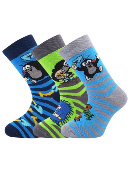 BOMA Set aus drei - Kinder-Socken Boma blau
