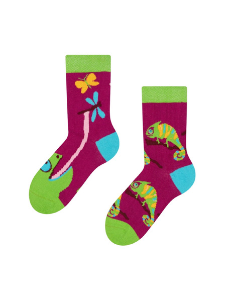 Dedoles Lustige Kinder-Socken Dedoles Chamäleon