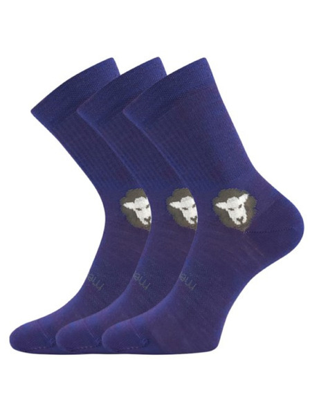VoXX Dreier-Set - Kinder-Socken Voxx Merino lila