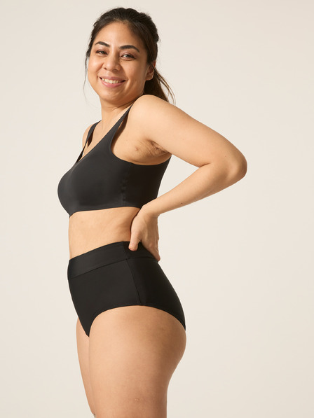 Modibodi Menstruations-Bikini Modibodi Hi-Waist Bikini Brief Light-Moderate schwarz Unterteil