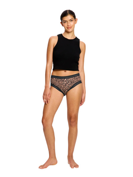 Modibodi Menstruations-Slip Modibodi Sensual Boyleg Light Animalia Brown