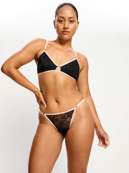 Modibodi Menstruations-Tanga Modibodi Bliss Thong Light Jet Black