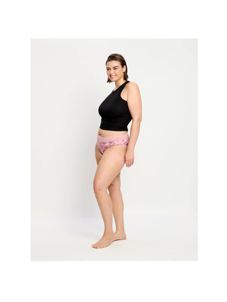 Modibodi Menstruationsunterwäsche Modibodi Sensual Hi-Waist Bikini Moderate-Cassia Pink