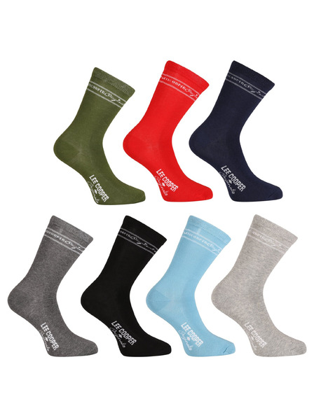 Lee Cooper Siebenpack - Lee Cooper Socken hoch mehrfarbig