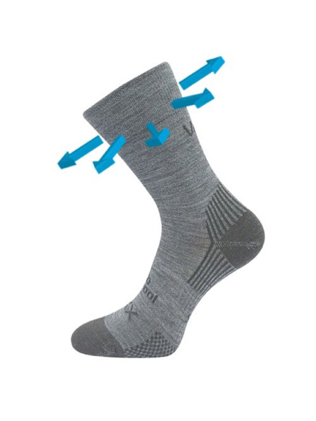 VoXX Socken VoXX lang hellgrau