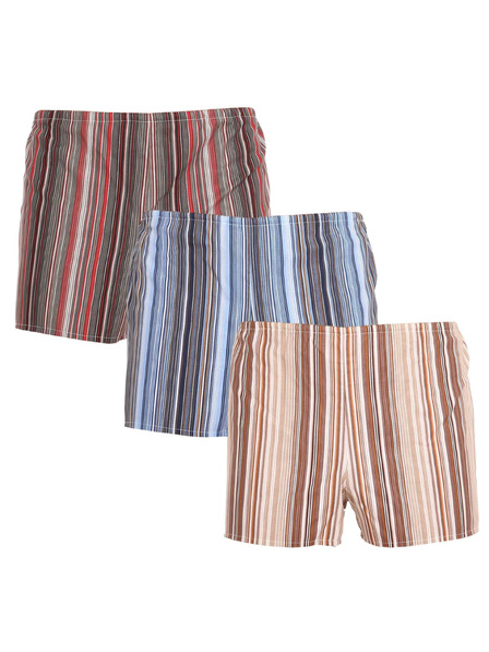 Foltýn 3er-Set - Klassische Herren-Boxershorts Foltýn mehrfarbig Übergröße
