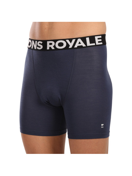 Mons Royale Herrenboxershorts Mons Royale Merino blau