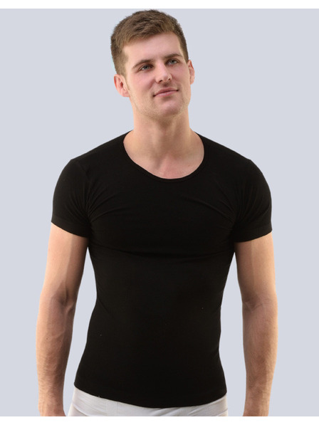 gino Herren-T-Shirt Gino Bambus schwarz