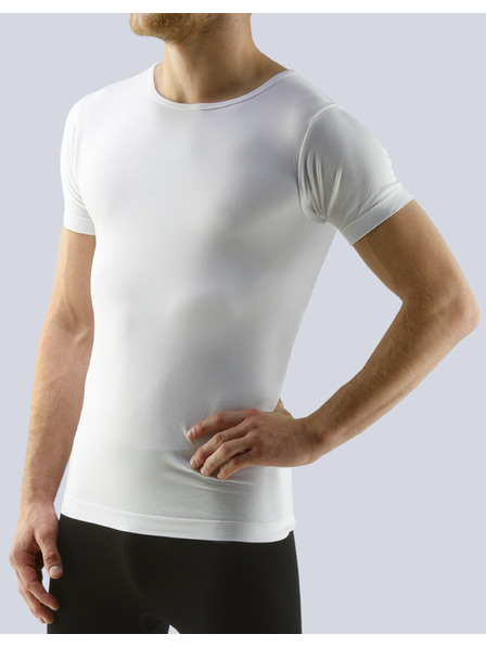gino Herren-T-Shirt Gino Bambus weiß