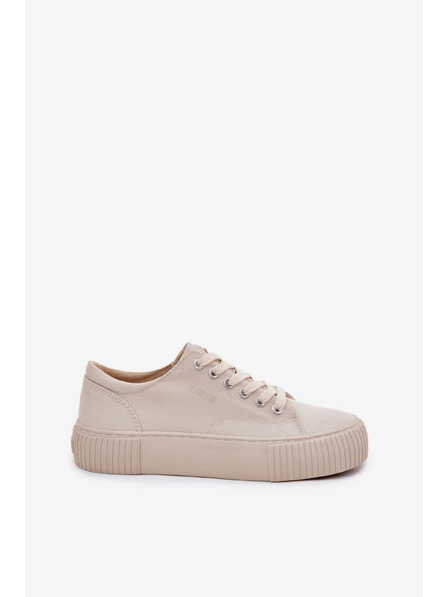 BIG STAR SHOES Damen Canvas-Sneaker Big Star – beige