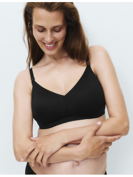 Marks & Spencer Schwangerschafts-unsichtbarer Body Invisibles™ Still-BH ohne Bügel (A–H) Marks & Spencer Schwarz
