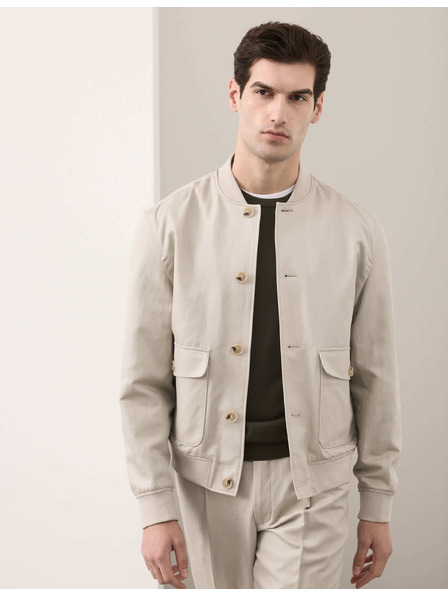 Marks & Spencer Bomberjacke aus Baumwollmischung Marks & Spencer Beige