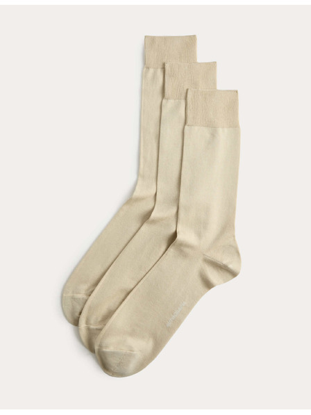 Marks & Spencer 3 Paar Socken mit hohem Ägyptische-Baumwolle-Anteil Marks & Spencer Beige