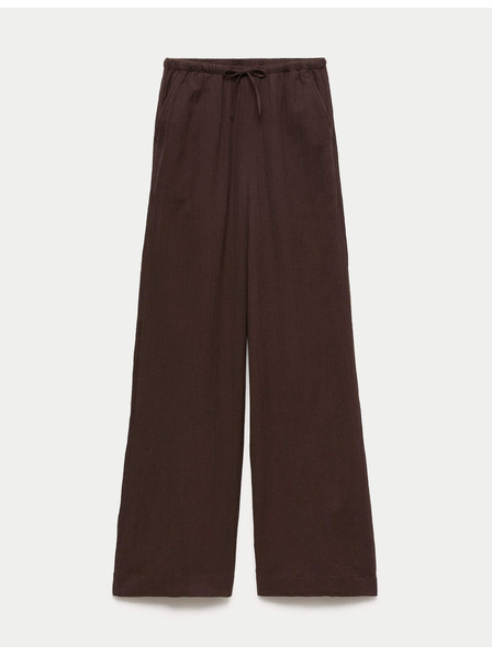 Marks & Spencer Strandenhose mit hohem Baumwollanteil und Leinenmischung Marks & Spencer braun