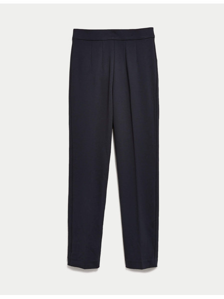 Marks & Spencer Jerseyhose in schmaler Passform zur Knöchelhose Marks & Spencer marineblau
