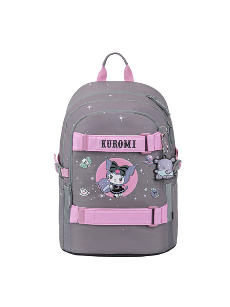 BAAGL  BAAGL SET 5 Skate Kuromi Grey: Rucksack, Etui, Sporttasche, Hüfttasche, Notebookhülle GRS