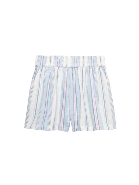 Marks & Spencer Gestreifte Shorts aus reiner Baumwolle (6–16 Jahre) Marks & Spencer blau