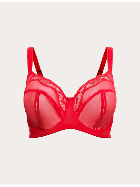 Marks & Spencer BH mit Netzstoff, Bügeln und zusätzlicher Abstützung, Größe F–J Marks & Spencer rot