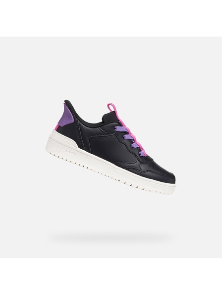 Geox Schwarze Jungen-Sneaker Geox Washiba Fast In