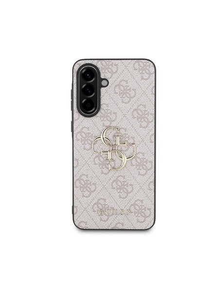 Guess Guess PU 4G Metal Logo Rückenschale für Samsung Galaxy A36 Pink