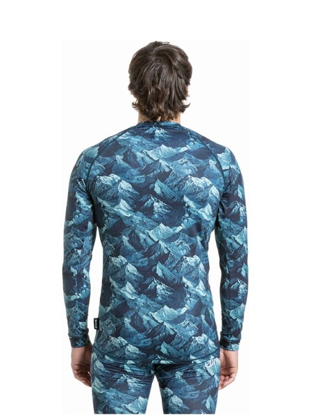 Meatfly Meatfly Herren-Thermoshirt Avery Green Mountains