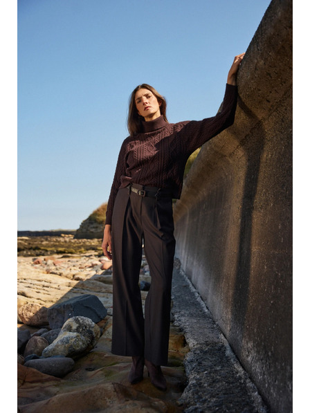 Moodo Elegante Hose mit Falte Moodo