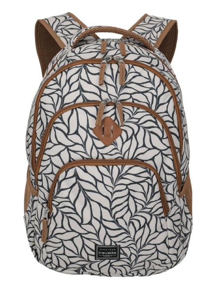 Travelite Travelite Basics Rucksack Print Creme